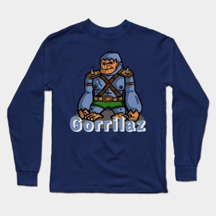 Gorilla Monster Warrior Long Sleeve T-Shirt